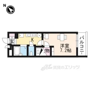 レオパレスリバーコートNEO【2階】の間取り