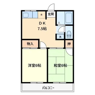 シティハイムアルファ【2階】の間取り