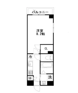 プリズム13番館【5階】の間取り