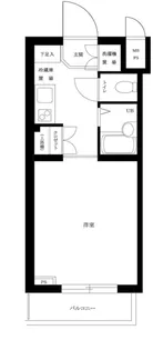 ルーブル芦花公園【3階】の間取り