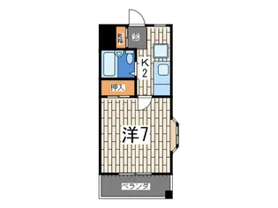 コーポan【3階】の間取り