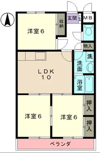 アルカディアIII【2階】の間取り