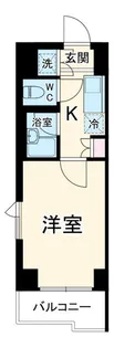 ルーブル武蔵小杉【2階】の間取り