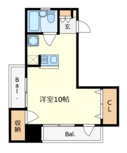 ロベリアくにたち【4階】の間取り