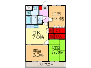 グランシャリオ【2階】の間取り