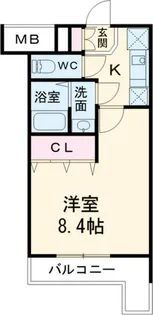 ラフィスタ武蔵関【4階】の間取り