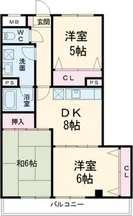 メゾンエビハラ【3階】の間取り