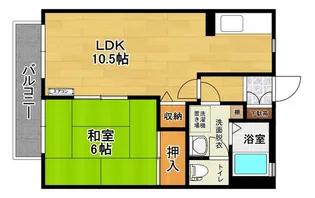 エクセルコートA【2階】の間取り