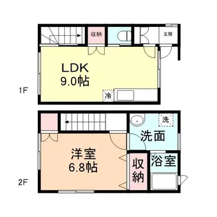 ガーデンヒル上冨居I【1階】の間取り