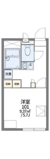 レオパレスLTJ【2階】の間取り