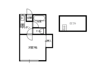 ソレイユB【2階】の間取り