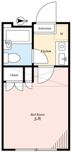 スカイピア元住吉【2階】の間取り