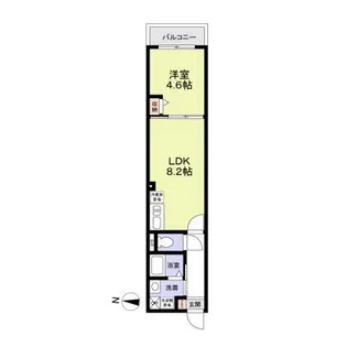 Jブラン亀有【1階】の間取り