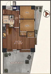 ライオンズマンション羽沢第3【2階】の間取り