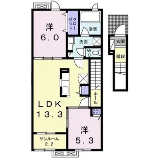 フラン メゾン14【2階】の間取り