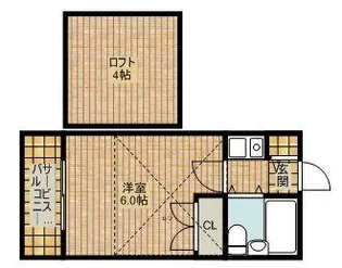 ライフピア・ガーネット【2階】の間取り