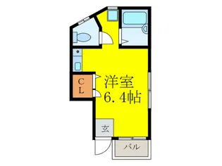 山手ミニハイツ【1階】の間取り