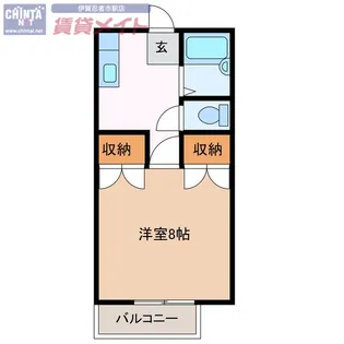 カルマテラスA棟【1階】の間取り