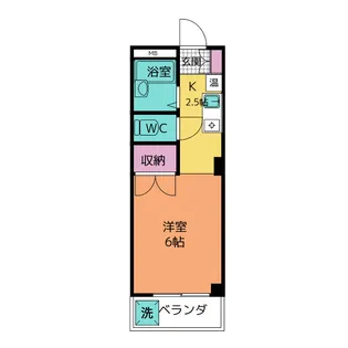 ブレークスルー中平【2階】の間取り