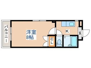ヴィラージュ春日町【2階】の間取り