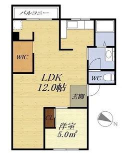 KOIDEマンションA棟【2階】の間取り