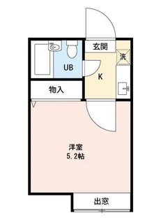 パティオ稔台A棟【2階】の間取り