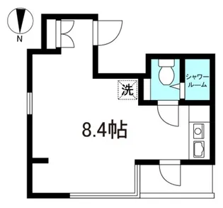 CASA SHINYURI【2階】の間取り