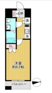 ヴィーダスカイコート品川【2階】の間取り