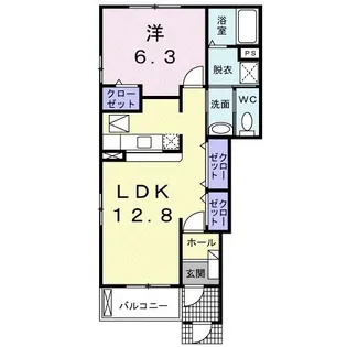フォーリストパーク【1階】の間取り