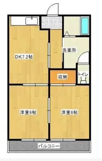 レクセル亀の甲【1階】の間取り
