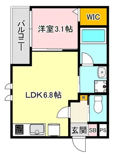 ジュネス豊田【3階】の間取り