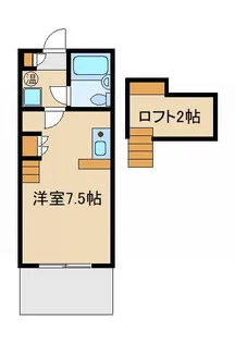 ピュア中丸【1階】の間取り