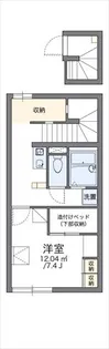 レオパレスリトルウッド【2階】の間取り