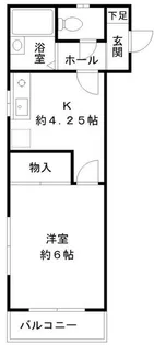 パークハイツミヤ【2階】の間取り