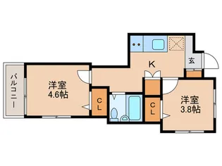 セントヒルズ糀谷【2階】の間取り