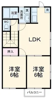 シャン・ルテIの間取り