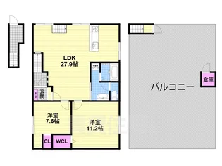 プレシャス KAMIJI【2階】の間取り