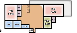 杉山ビル【2階】の間取り