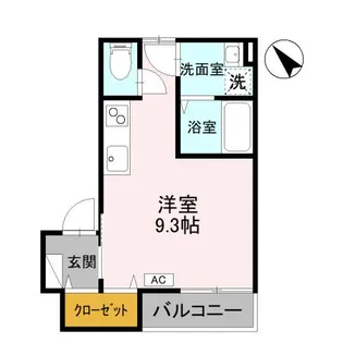 ハウス フロイデ【1階】の間取り