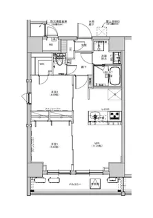S RESIDENCE綾瀬rivie【12階】の間取り