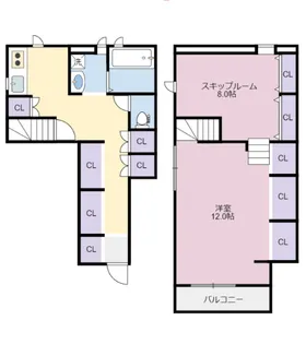 ココカラハウス川内5【1階】の間取り