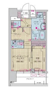プレリス大阪西九条 CITY LINKS【10階】の間取り