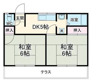 グリーンコート相沢【1階】の間取り