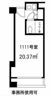 オリエント赤坂モートサイド【11階】の間取り