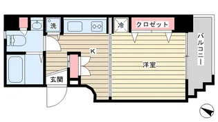 ラ・メルシー洗足池【1階】の間取り