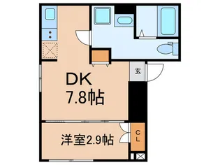 クリスタル御茶ノ水【1階】の間取り