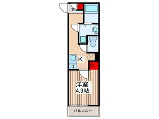 N.プライム北越谷【3階】の間取り