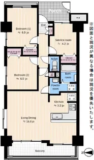 NICE URBAN 国立大学通り【5階】の間取り