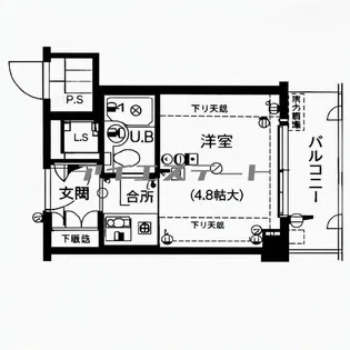 ファミールハイツ北大阪5号棟【5階】の間取り