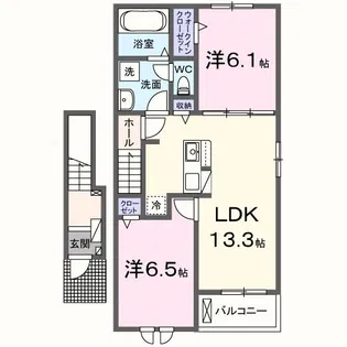 カノア【2階】の間取り